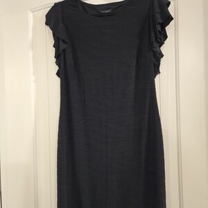 Tommy Hilfiger Dark Blue Textured Mini Dress